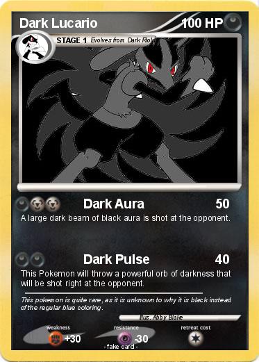 Pokemon Dark Lucario