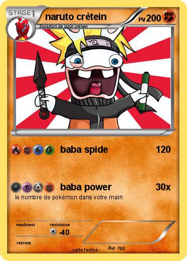 Pokemon naruto crètein