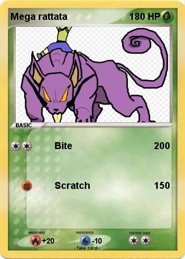 Pokemon Mega rattata