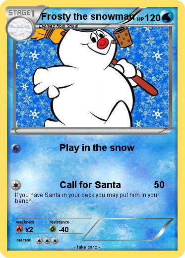 Pokemon Frosty the snowman