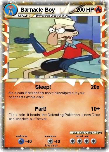 Pokemon Barnacle Boy