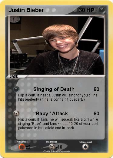 Pokemon Justin Bieber