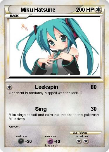 Pokemon Miku Hatsune
