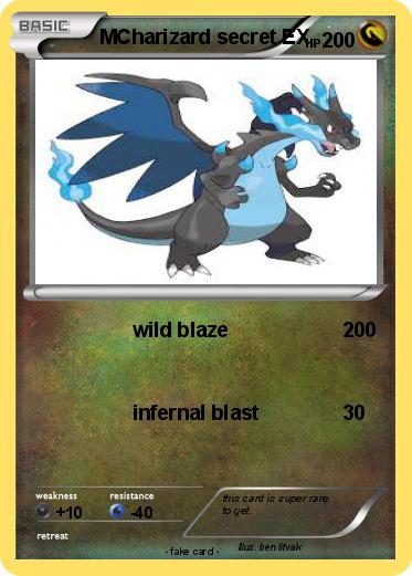 Pokemon MCharizard secret EX