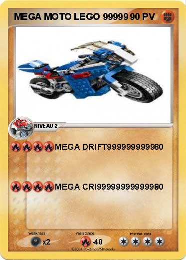 Pokemon MEGA MOTO LEGO 99999