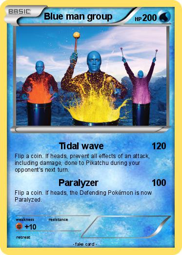 Pokemon Blue man group