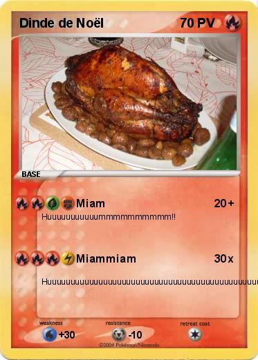 Pokemon Dinde de Noël