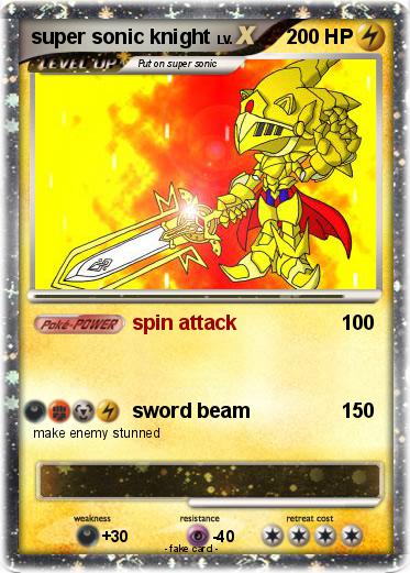 Pokemon super sonic knight