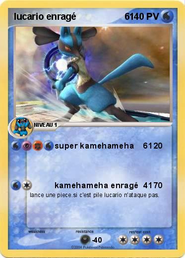 Pokemon lucario enragé                   6