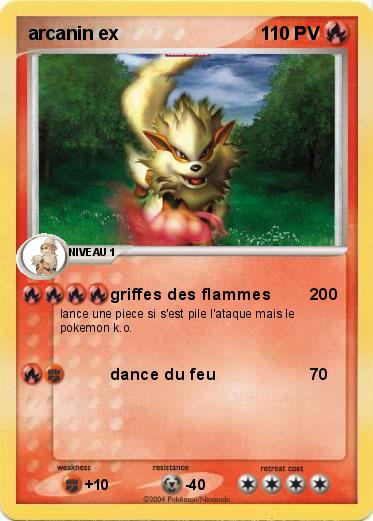 Pokemon arcanin ex