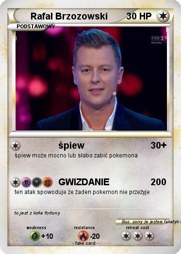 Pokemon Rafał Brzozowski