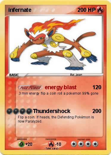 Pokemon infernate
