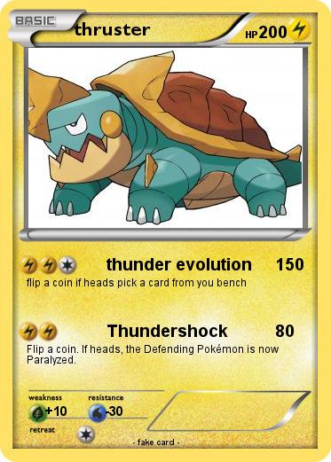 Pokemon thruster