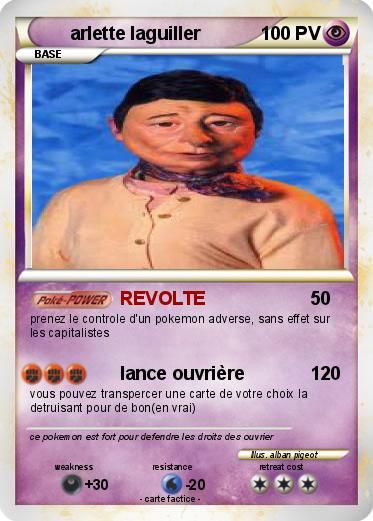 Pokemon arlette laguiller