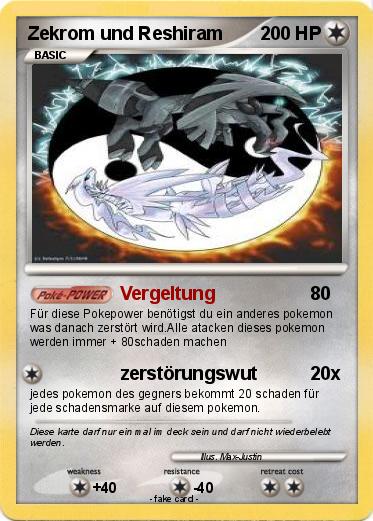 Pokemon Zekrom und Reshiram