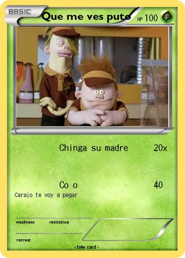 Pokemon Que me ves puto