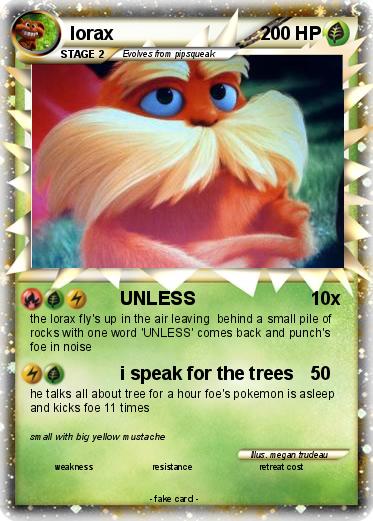 Pokemon lorax