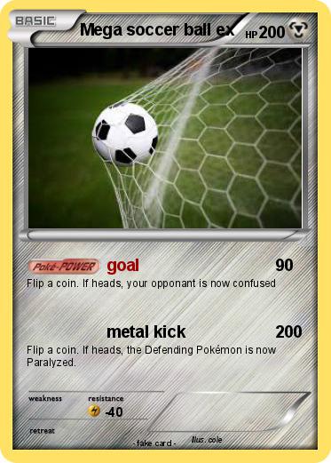 Pokemon Mega soccer ball ex