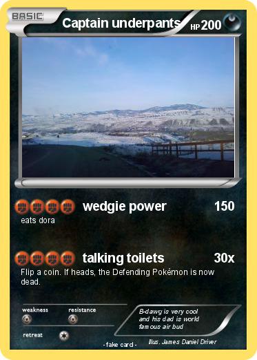 Pokemon Captain underpants