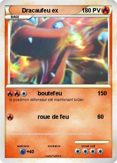 Pokemon Dracaufeu ex