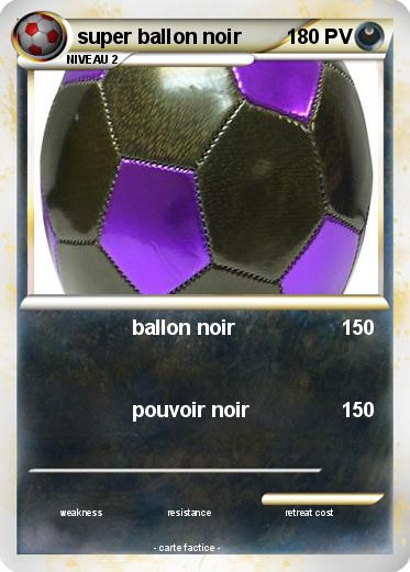 Pokemon super ballon noir