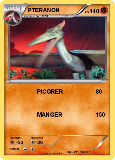 Pokemon PTERANON