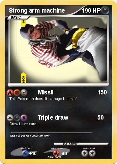 Pokemon Strong arm machine