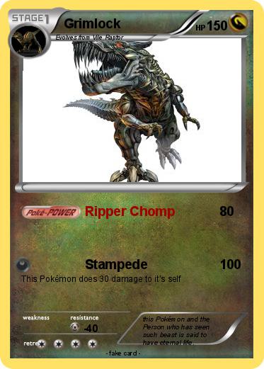 Pokemon Grimlock