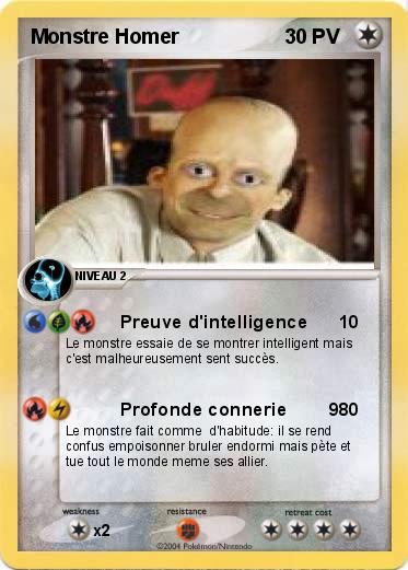 Pokemon Monstre Homer