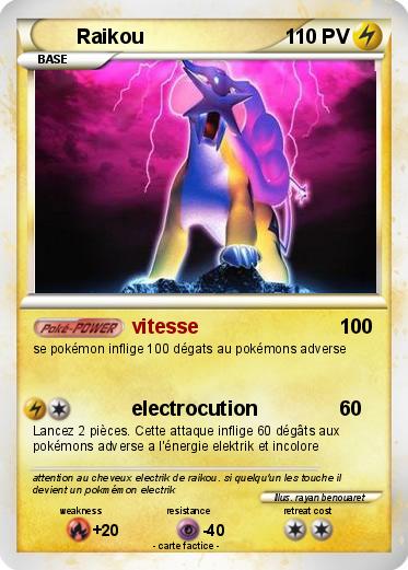Pokemon Raikou