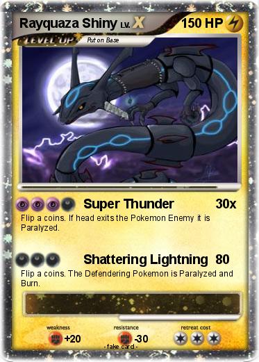 Pokemon Rayquaza Shiny