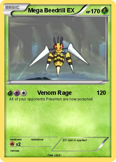 Pokemon Mega Beedrill EX