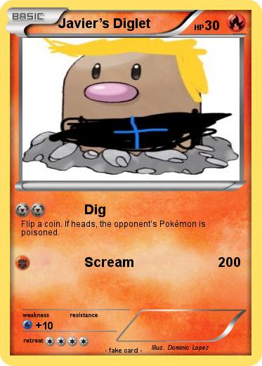 Pokemon Javier’s Diglet