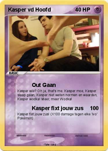 Pokemon Kasper vd Hoofd