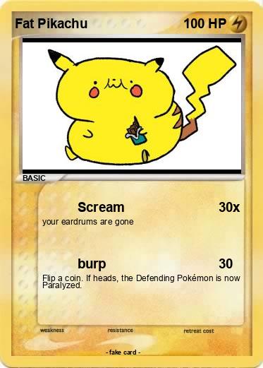 Pokemon Fat Pikachu