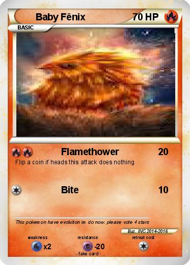 Pokemon Baby Fênix