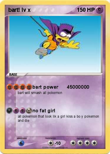 Pokemon bart! lv x