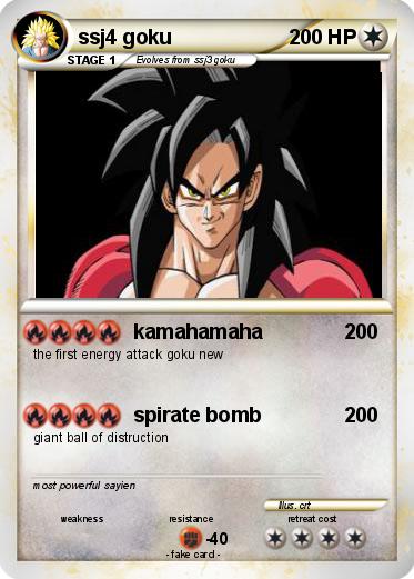 Pokemon ssj4 goku
