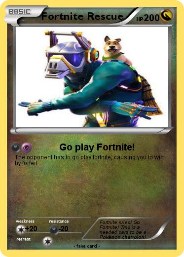 Pokemon Fortnite Rescue