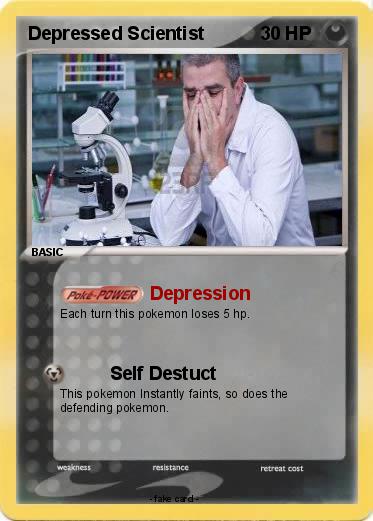 Pokemon Depressed Scientist