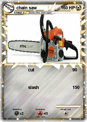 Pokemon chain saw