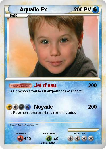 Pokemon Aquaflo Ex