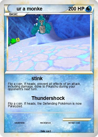 Pokemon ur a monke