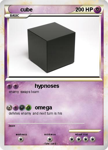 Pokemon cube