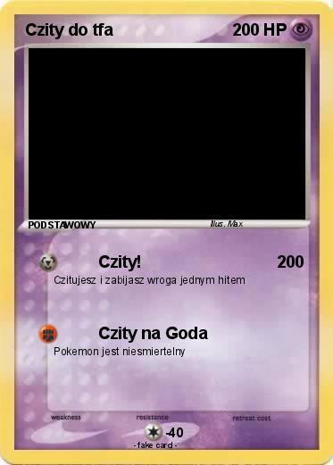 Pokemon Czity do tfa