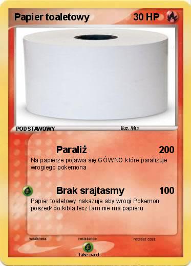 Pokemon Papier toaletowy