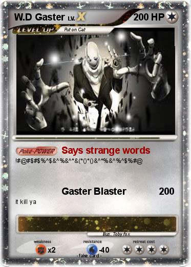 Pokemon W.D Gaster