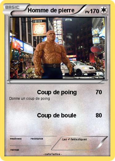 Pokemon Homme de pierre