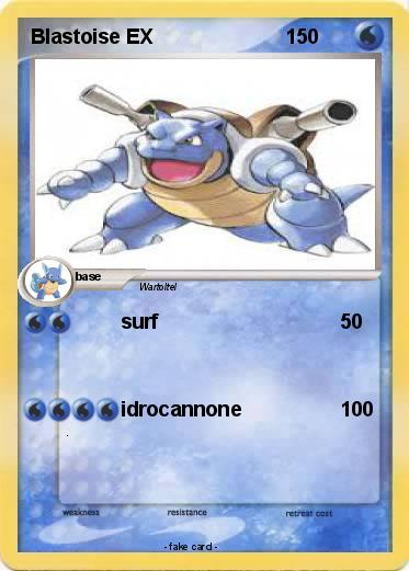 Pokemon Blastoise EX