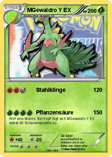 Pokemon MGewaldro Y EX
